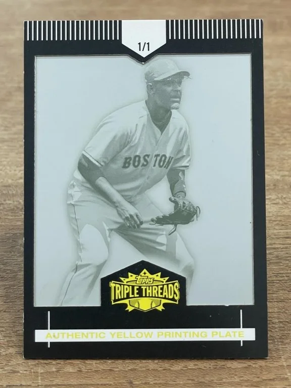 126 - 395h 2007 Topps Mike Lowell printing plate #11.jpg