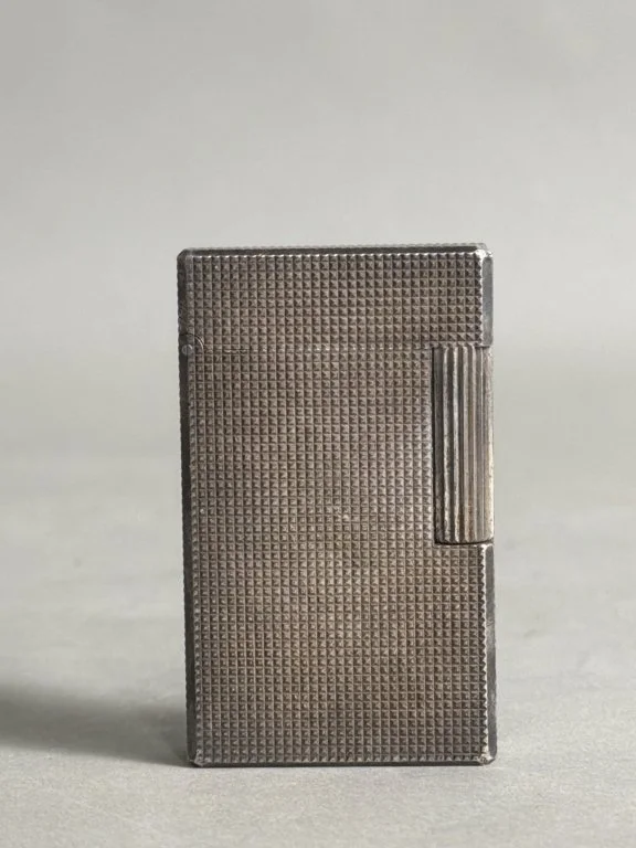 119 - 234 Vintage S.T. DuPont Ligne 1 silver plated pocket.jpg
