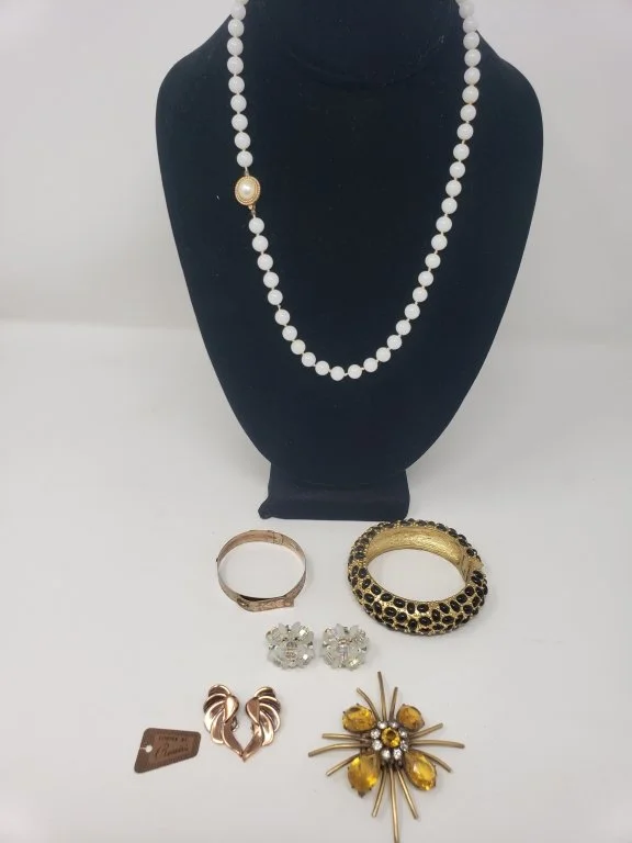 158 - 84 Vintage signed designer jewelry.jpg