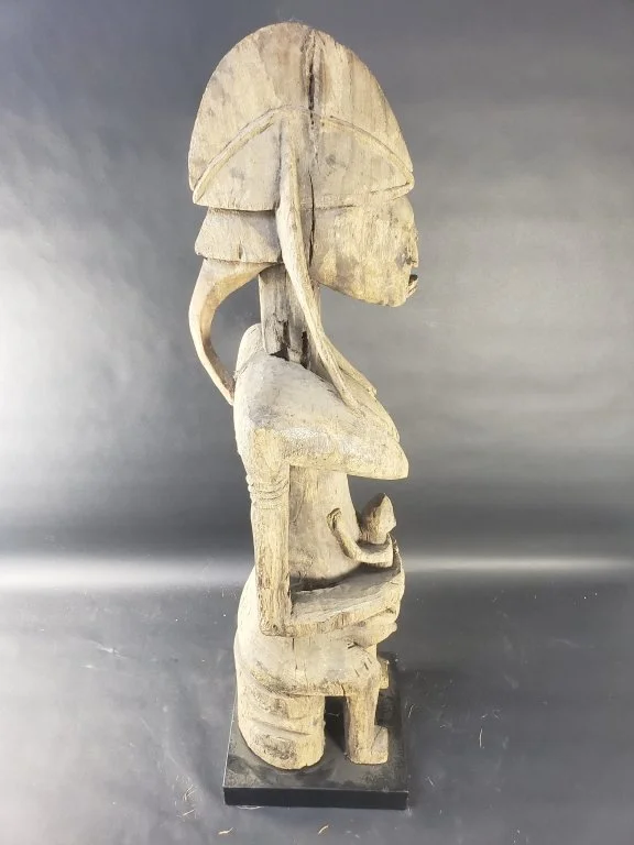 138 - Lot 146 - Vintage African carved wood maternity statue.jpg