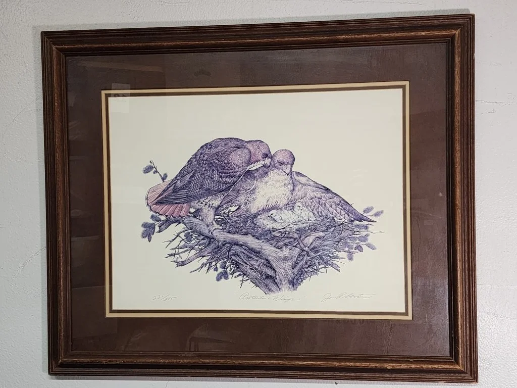 107 - Lot 328h - Vintage lithograph hand signed & numbered.jpg