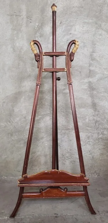 042 - 194 French Empire-style gilt and mahogany easel with.jpg