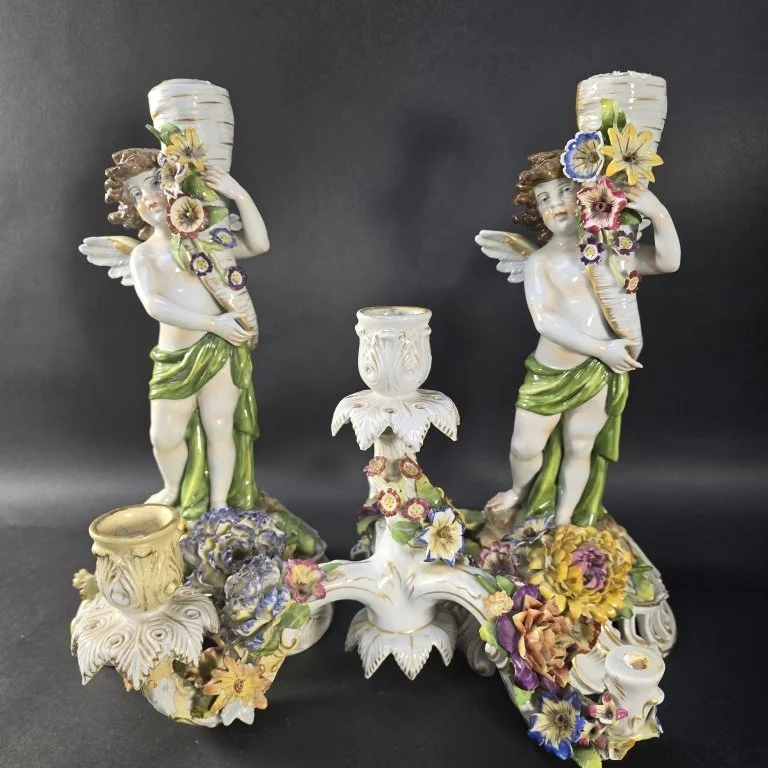 176 - Lot 430 - Pair of Von Schierholz porcelain candelabra bases.jpg