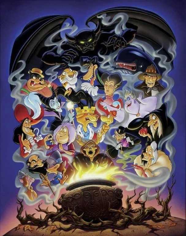 144 - Lot 413h - Walt Disney Villains 1980's poster sealed.jpg