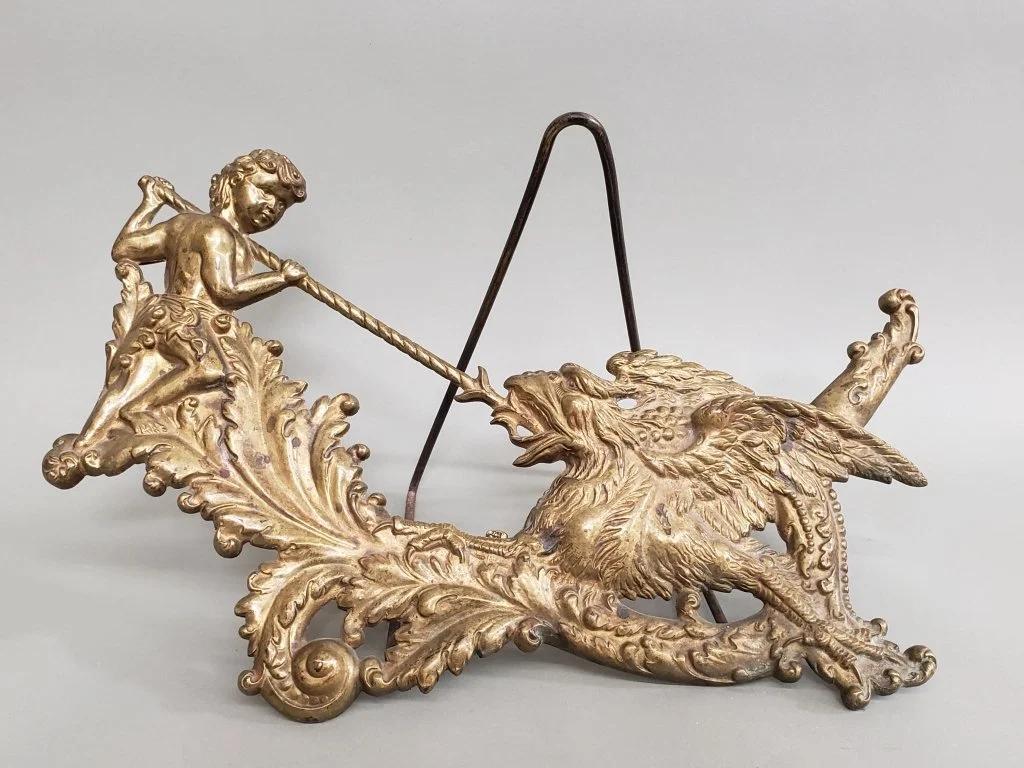 149_Lot_597_Antique_gilt_metal_cherub_and_Griffin_pediment.jpg