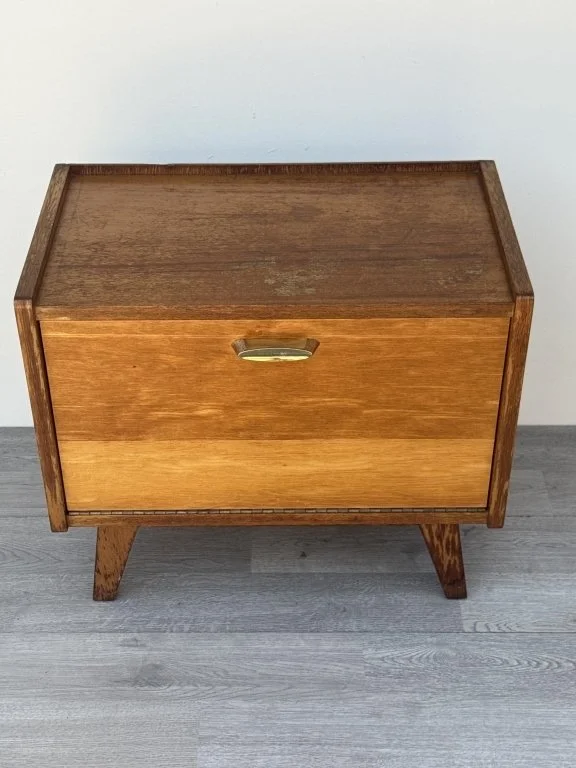 113 - Lot 411h - Mid-century Modern wood nightstand.jpg