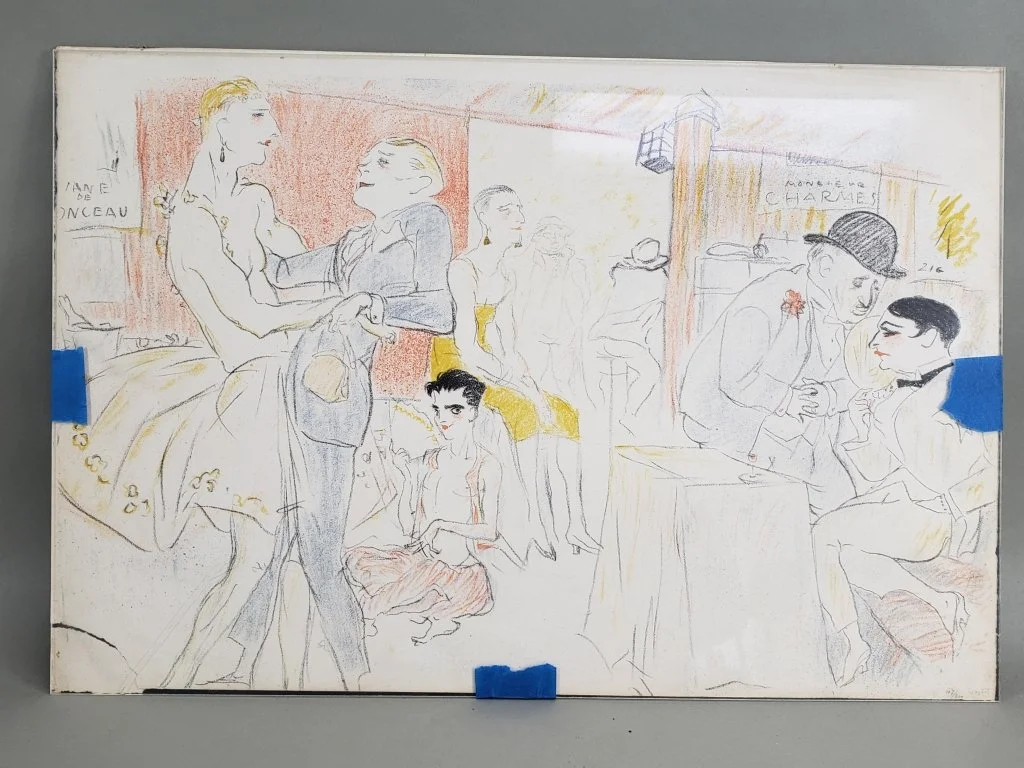 194 - Lot 642 - Macel Vertes lithograph.jpg