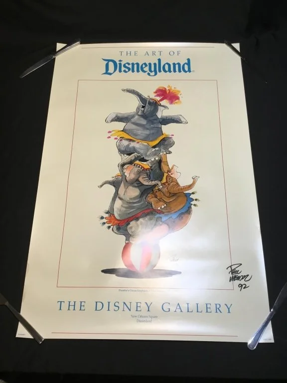 342h Disneyland Art Gallery Phil Mendez signed poster.jpg