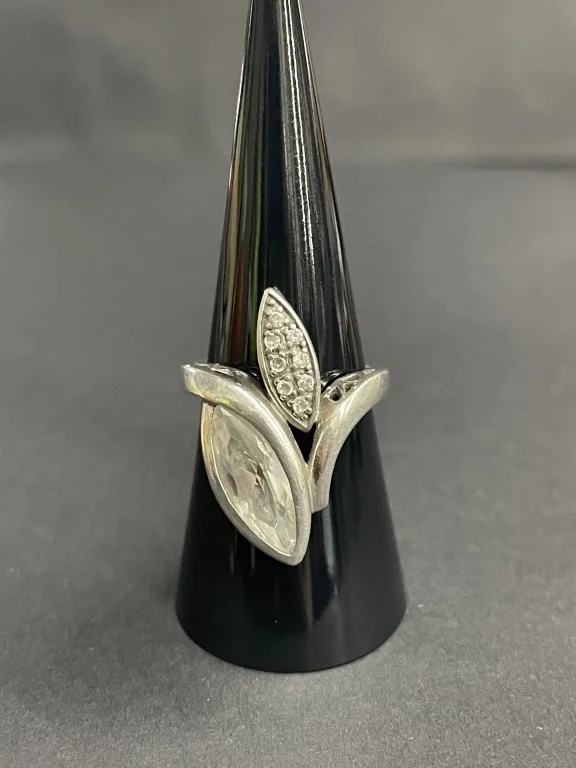 121_Lot_625h_Sterling_silver_ring_with_marquise_cut_CZ_and.jpg
