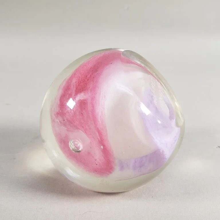 156 - Lot 499 - Signed Abelman art glass paperweight.jpg