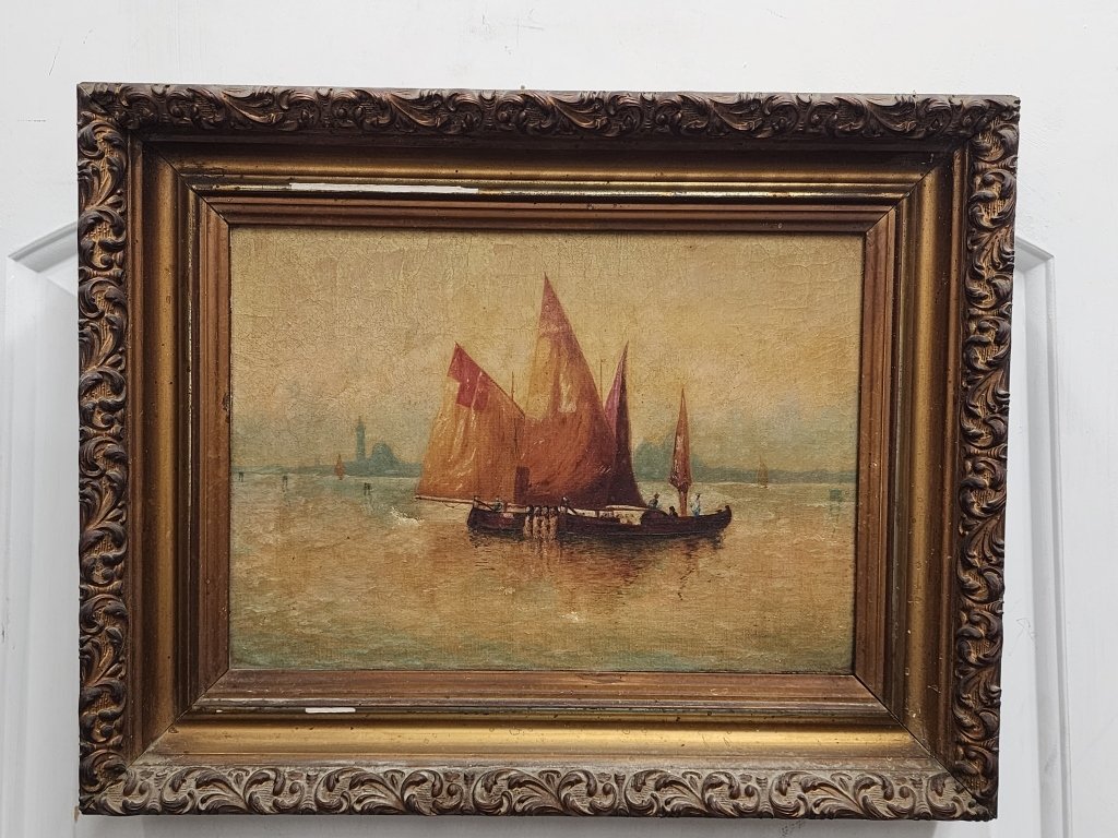 113 - Lot 432h - Antique oil on canvas (as-is).jpg