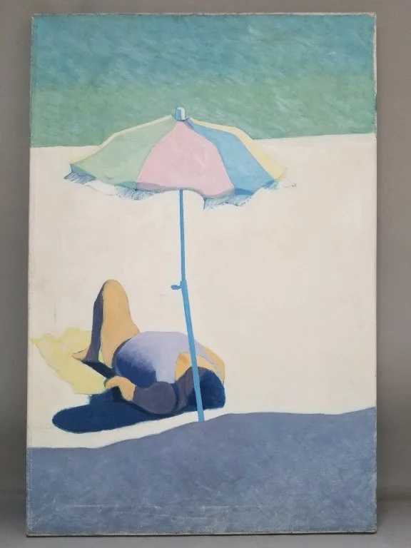 123_Lot_153_David_Scott_signed_oil_on_canvas,_The_Fat_Woman_at_Collioure.jpg