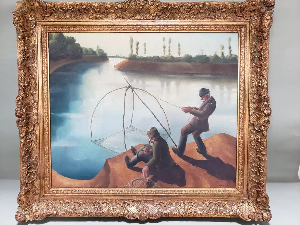 143_Lot_150_Signed_Gaydos_fishing_scene_oil_on_canvas.jpg