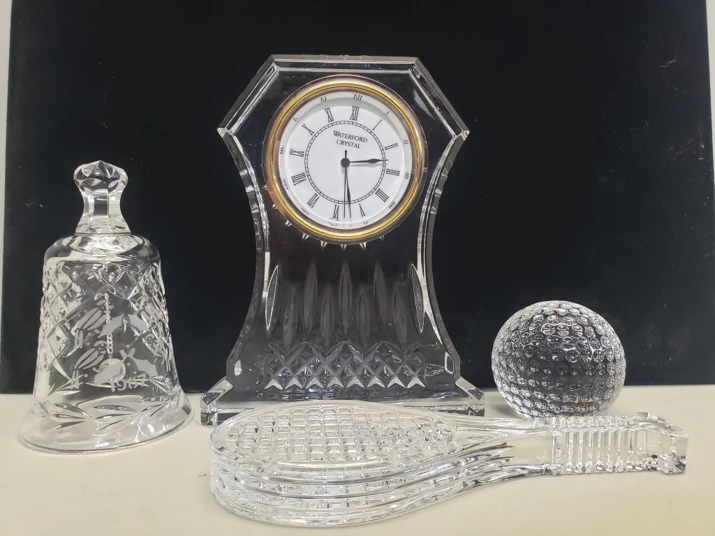 163_Lot_379_Waterford_crystal_desk_clock,_paperweights,_and.jpg