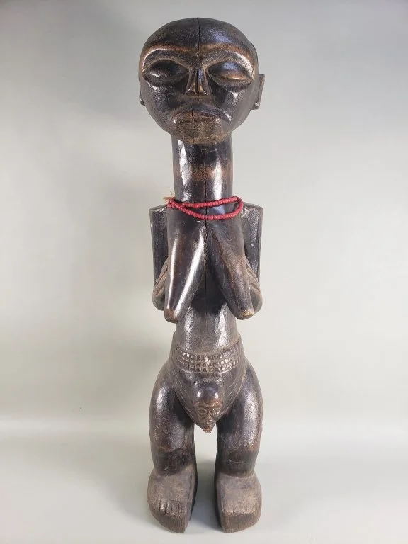 149 - Lot 336 - Vintage African carved wood fertility sculpture.jpg