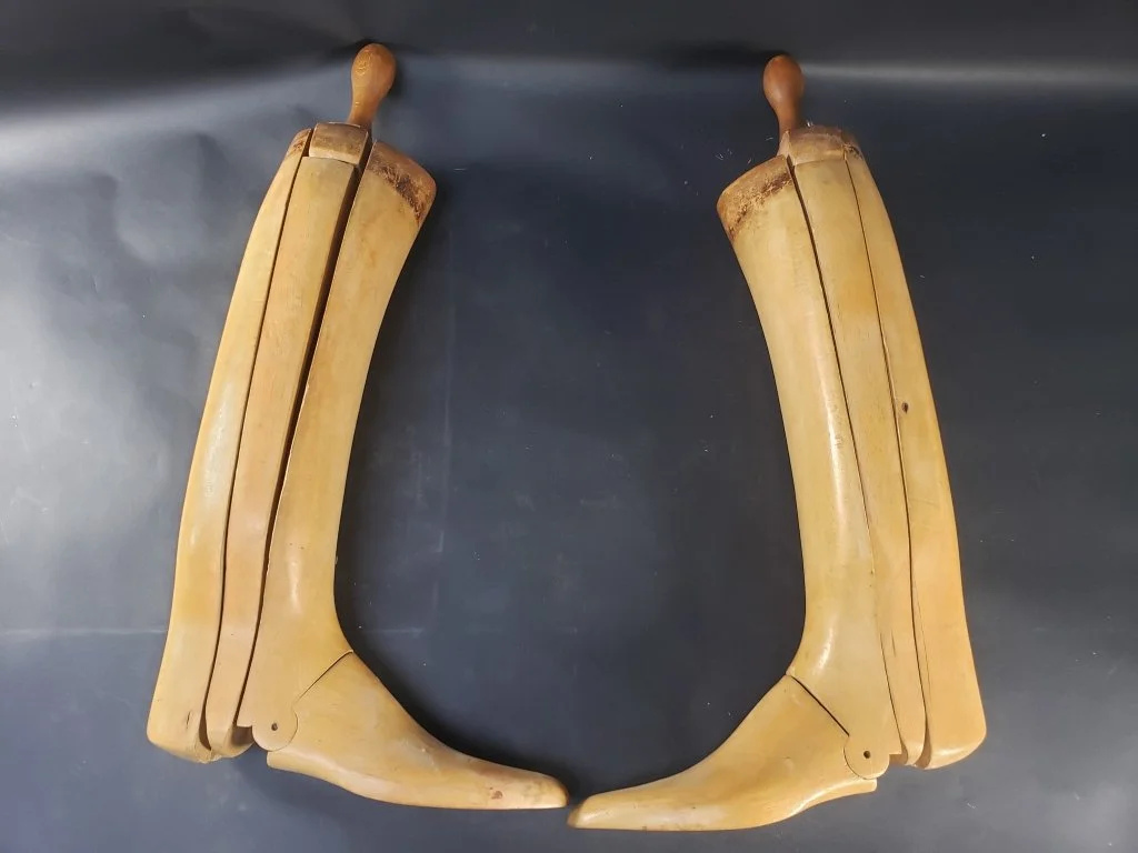 168 - Lot 328 - Pair of vintage wooden boot trees.jpg