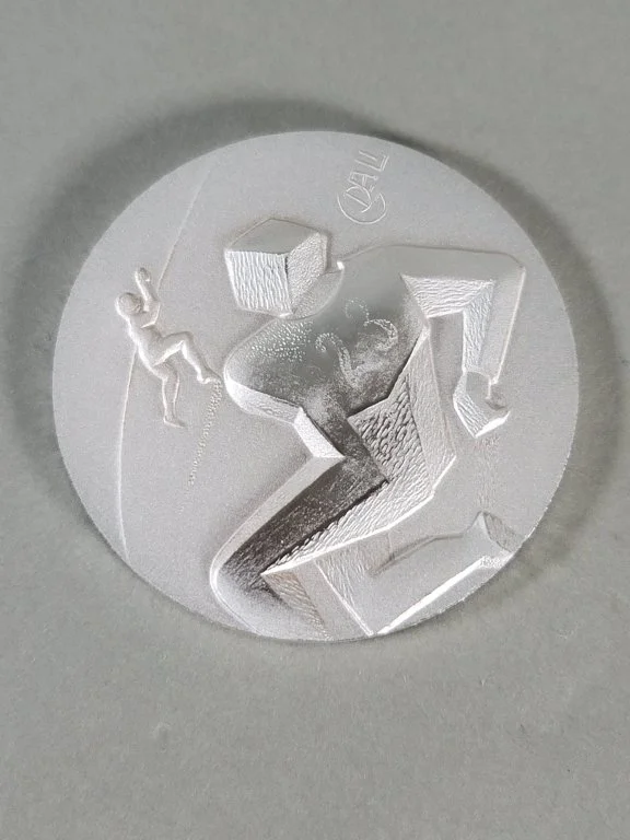 025 - 512 Salvador Dali .999 sterling silver 1984 Olympic.jpg