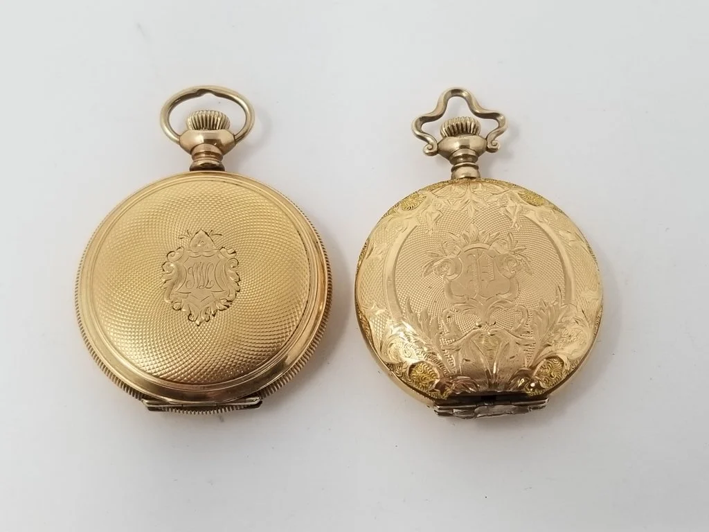 644 Antique gold-filled pocket watches.jpg