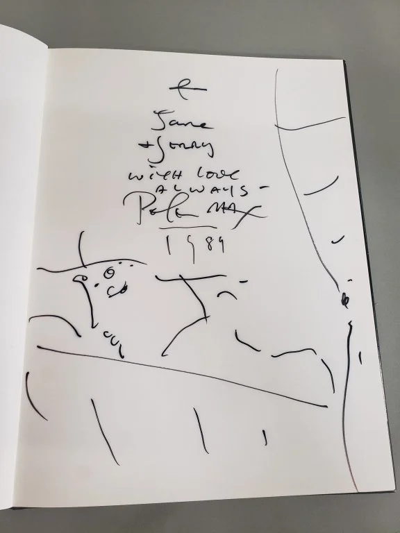 152 - Lot 481 - Signed Peter Max art book.jpg
