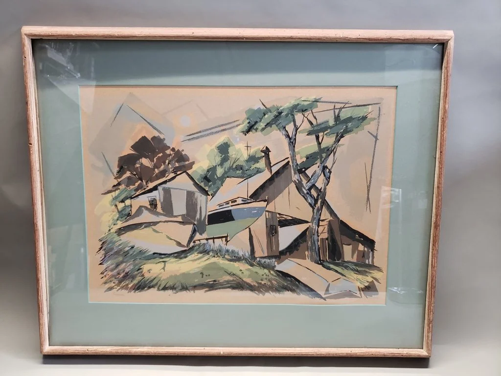 137_Lot_158_Signed_P_Kenross_serigraph_Boatyards.jpg