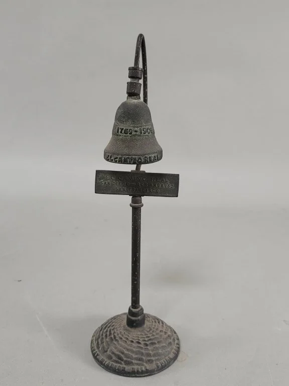 154 - Lot 520 - Vintage bronze El Camino Real miniature bell.jpg