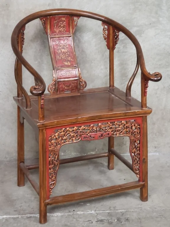 137 19th century Chinese hand carved walnut and pine.jpg