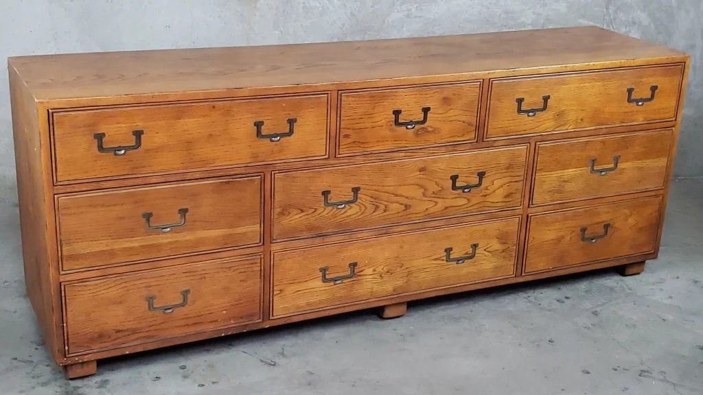 023 - Lot 162 - Artefacts by Henredon Mid-century oak dresser.jpg