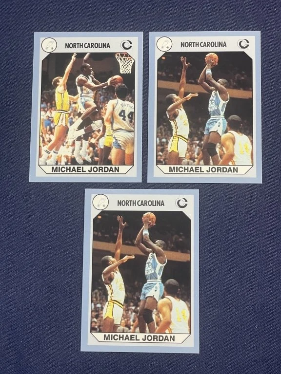 489h Lot of Michael Jordan basketball cards.jpg
