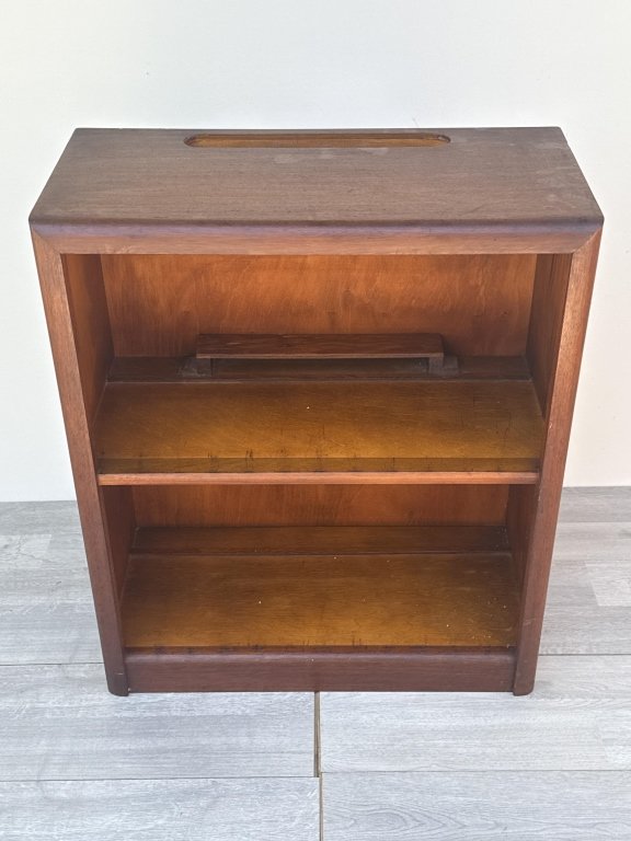 110 - Lot 407h - Mid-century Modern wood bookcase.jpg