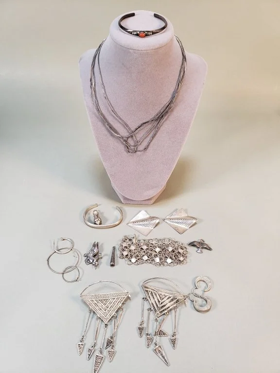 137_Lot_422_Silver_bracelets_earrings_necklace_charms.jpg