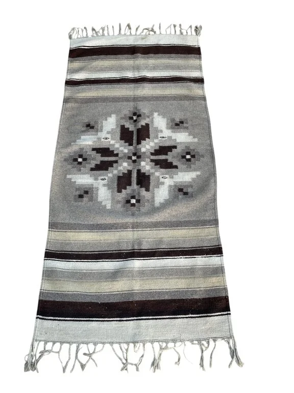 104 - Lot 362h - Zapotec style hand woven wool rug.jpg