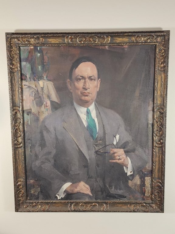 045 - 323h Antique oil painting portrait circa 1910.jpg