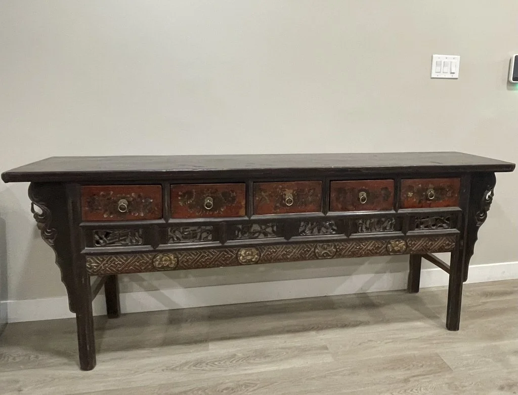 161 - Lot 320h - Antique-style Asian console-altar table.jpg