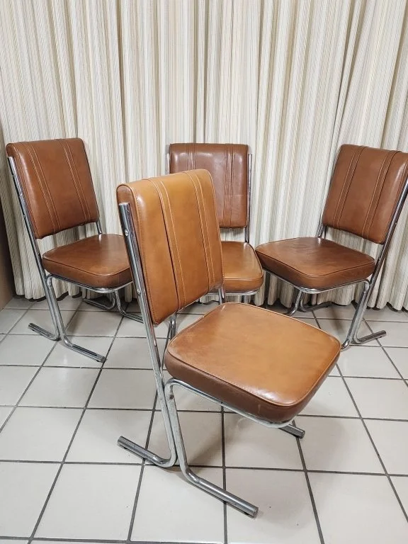 139 - 334h 4 Mid-century Douglas Furniture tubular chairs.jpg