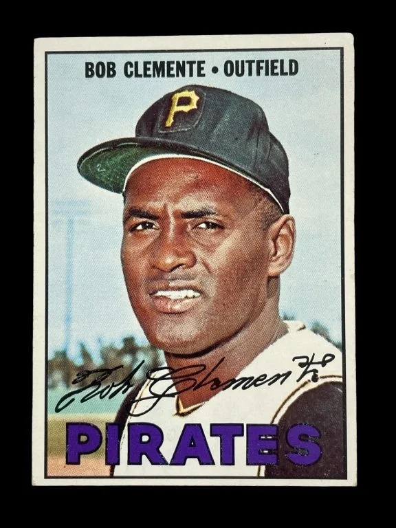 133 - Lot 419h - 1967 Topps Roberto Clemente baseball card.jpg