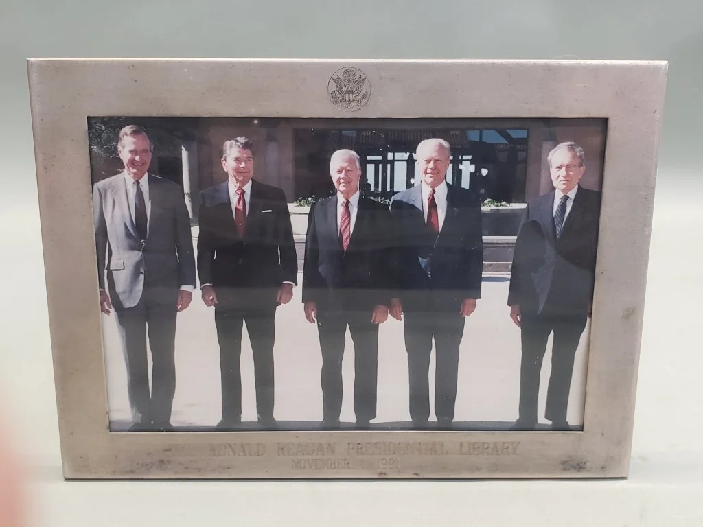 045 - Lot 376 - Tiffany & Co. sterling silver frame with five-presidents photograph.jpg