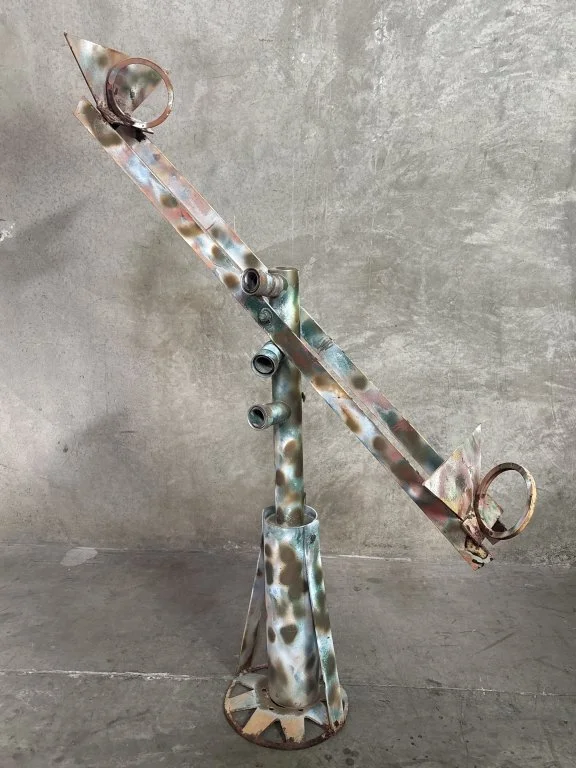 132 - Lot 50 - Industrial metal sculpture.jpg