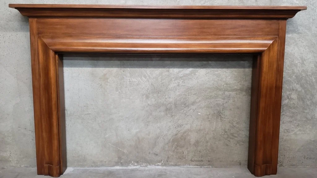 128 - 432 WM. H. Jackson oak fireplace surroundmantel.jpg
