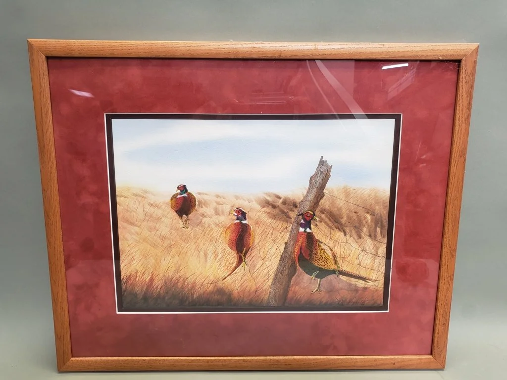 484 Signed Margaret De Wolf South Dakota Pheasants.jpg