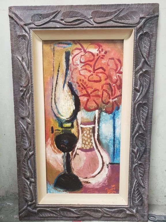 121 - Lot 180 - Signed Mid-century Modern Fauvist-style painting dated 1961.jpg