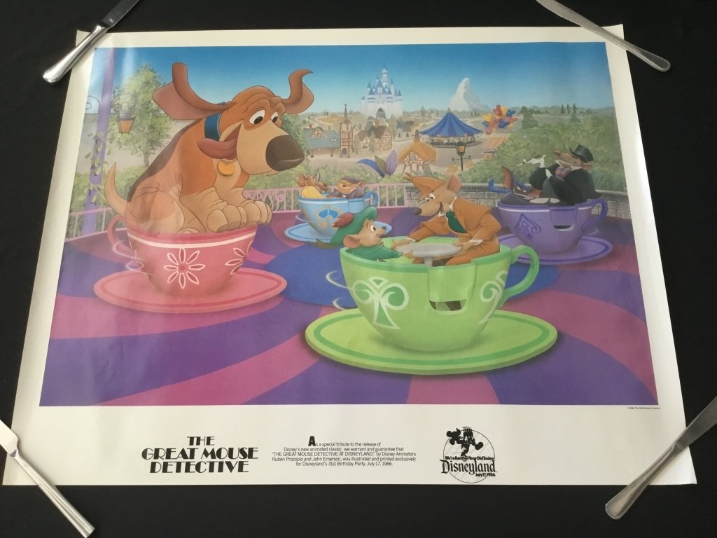 337h Disneyland The Great Mouse Detective 1986 poster.jpg