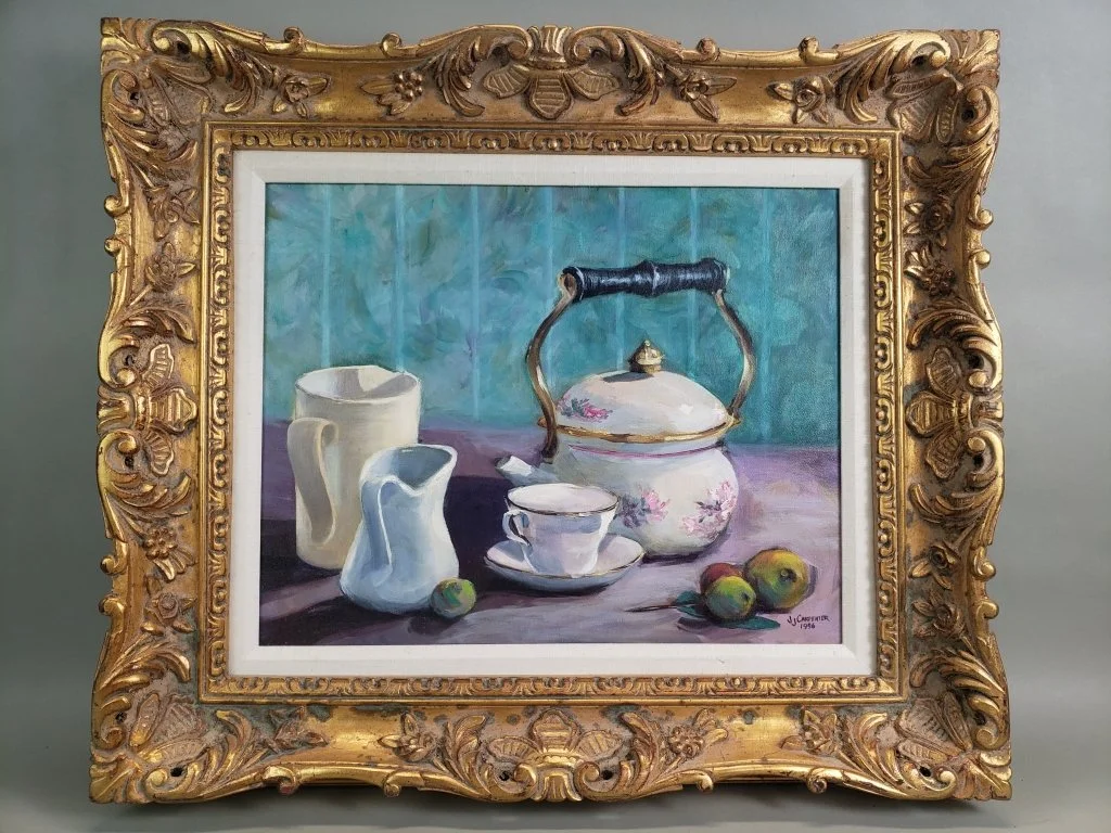 162 - Lot 177 - Vintage Janet Johnson Carpenter oil on canvas.jpg