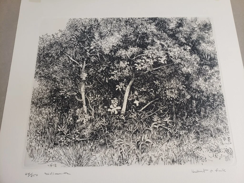 168 - Lot 76 - Signed Herbert Fink Midsummer etching.jpg