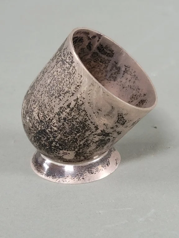 110 - Lot 471 - Mexican sterling silver thimble cup.jpg