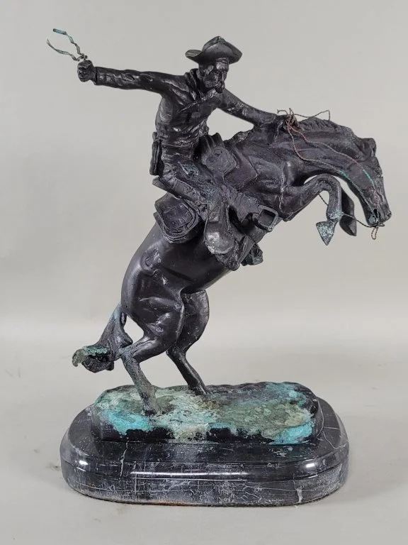 497 Frederick Remington Bronco Buster bronze.jpg
