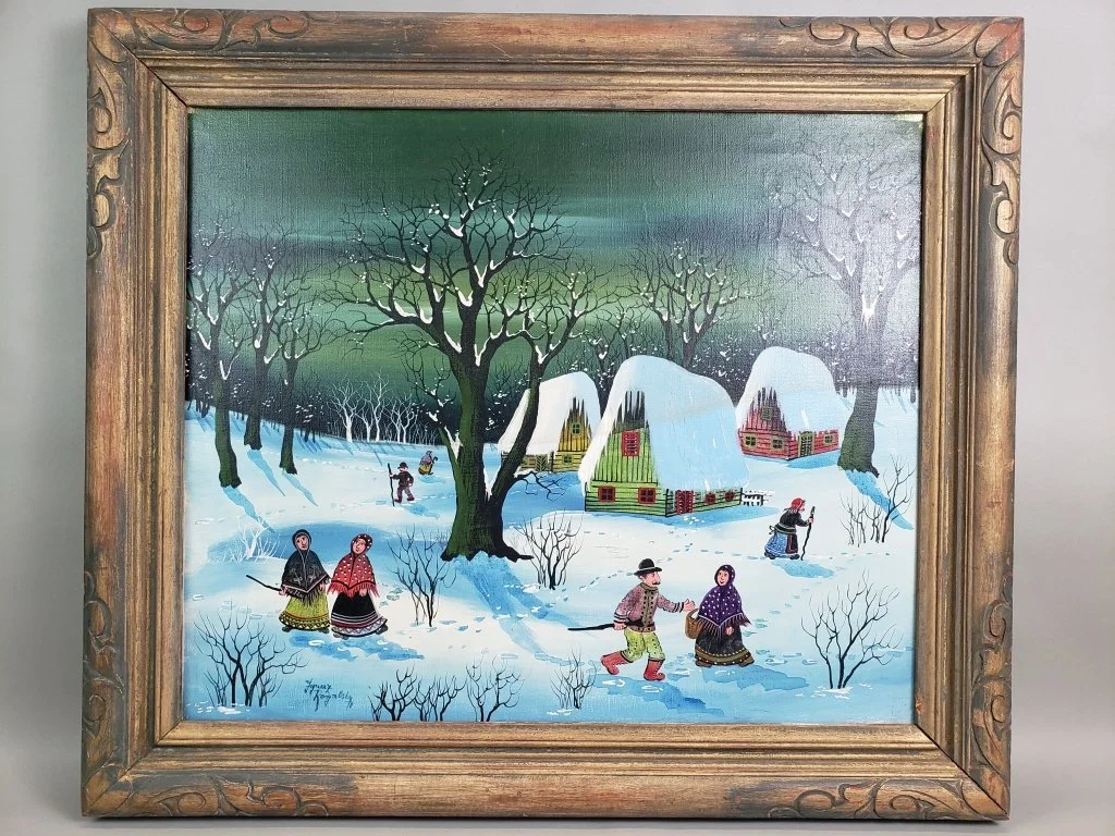 086 - Lot 66 - Siged Ignaz Rogalsky German oil on canvas painting.jpg