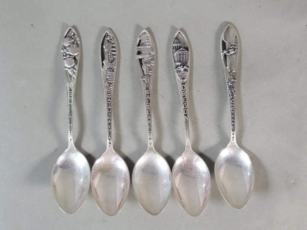 187 - Lot 125 - Five sterling silver souvenir spoons.jpg
