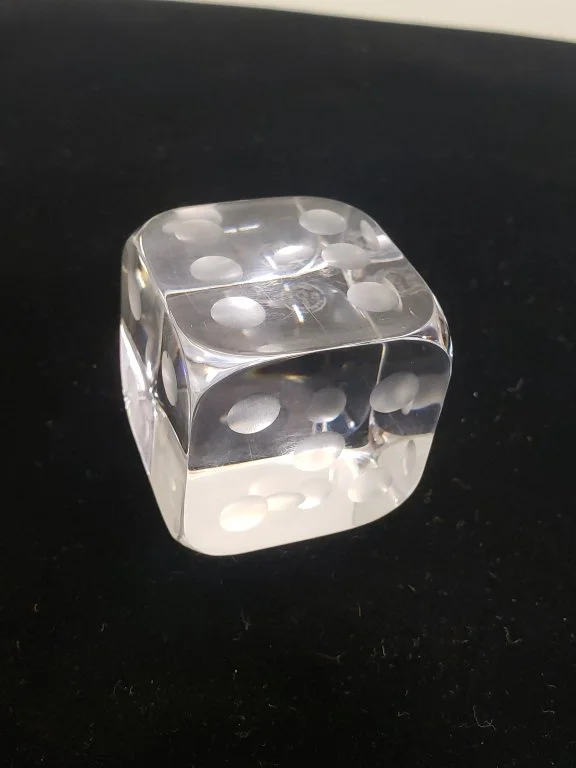 077 - Lot 544 - Baccarat crystal dice paperweight.jpg