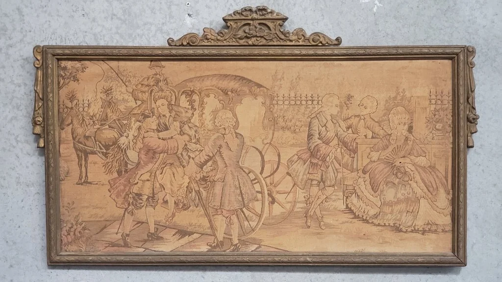 140 - Lot 100 - Vintage French tapestry.jpg