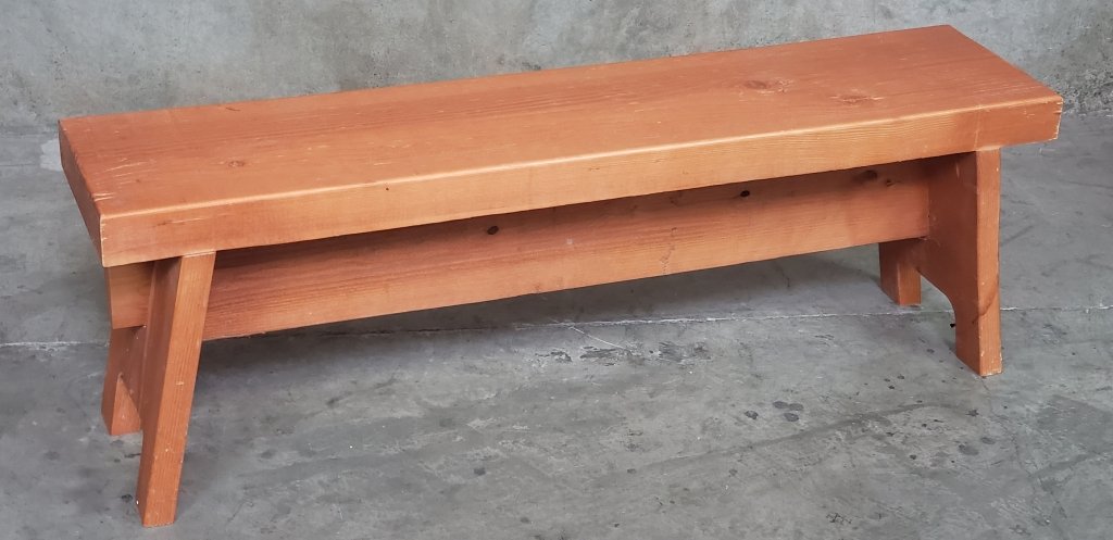 164 Custom made pine bench.jpg